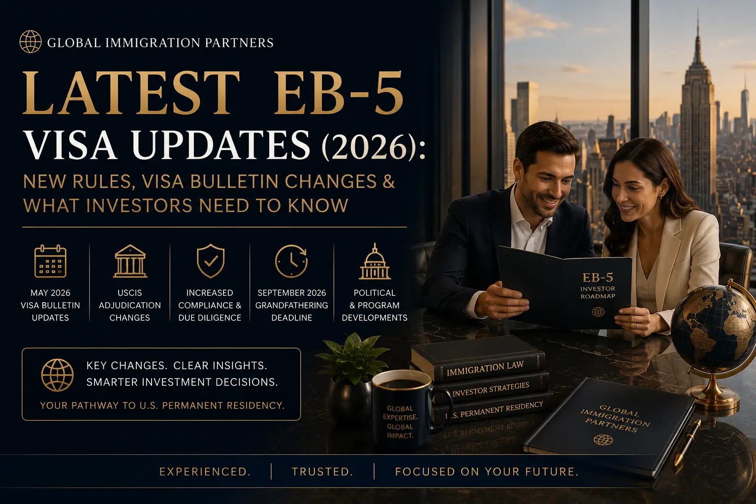 Latest eb-5 visa updates (2026): new rules, visa bulletin changes & what investors need to know | l1 visa attorney | global immigration partners